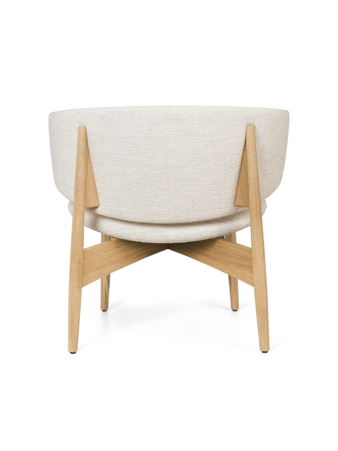 Ferm Living HERMAN LOUNGE WOOD-nojatuoli
