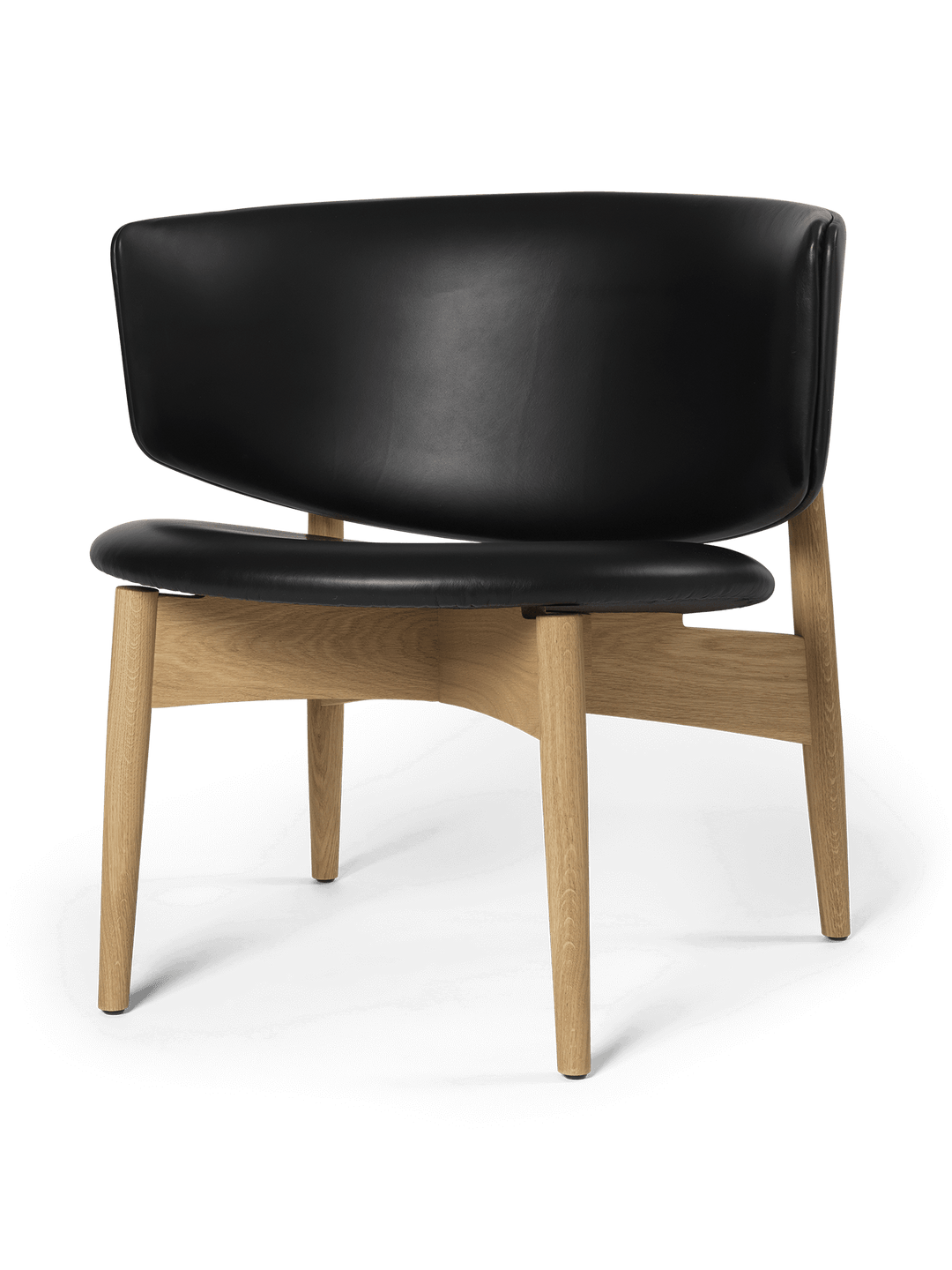 Ferm Living HERMAN LOUNGE WOOD-nojatuoli