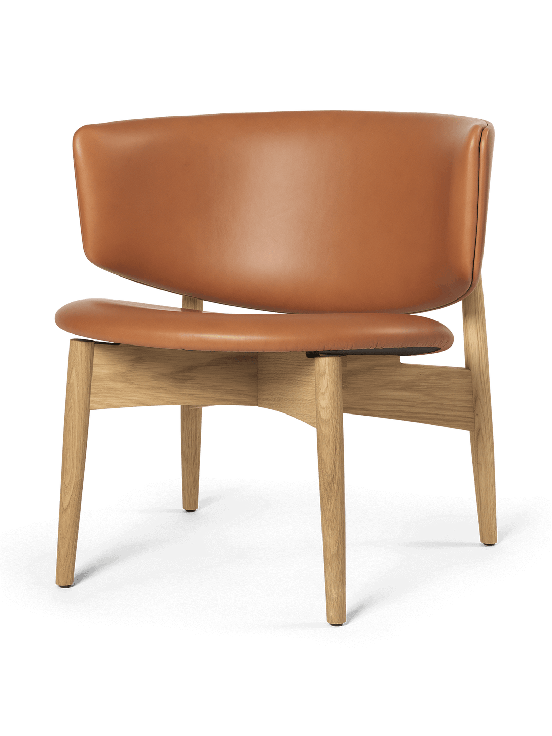 Ferm Living HERMAN LOUNGE WOOD-nojatuoli