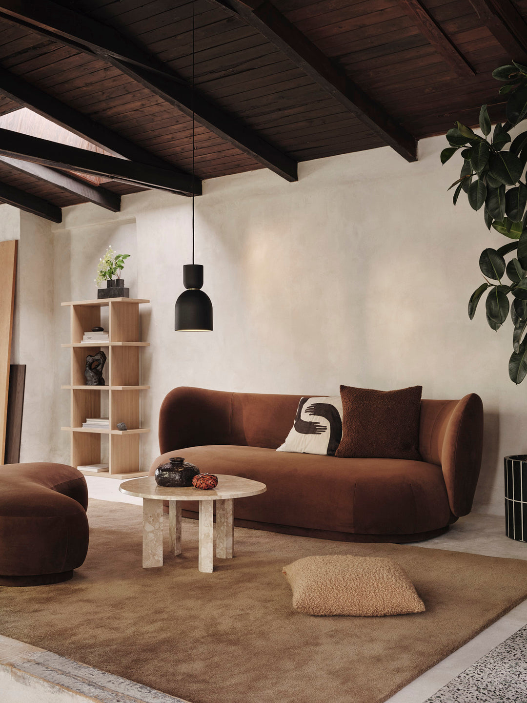 Ferm Living KONA 1x4 -kirjahylly