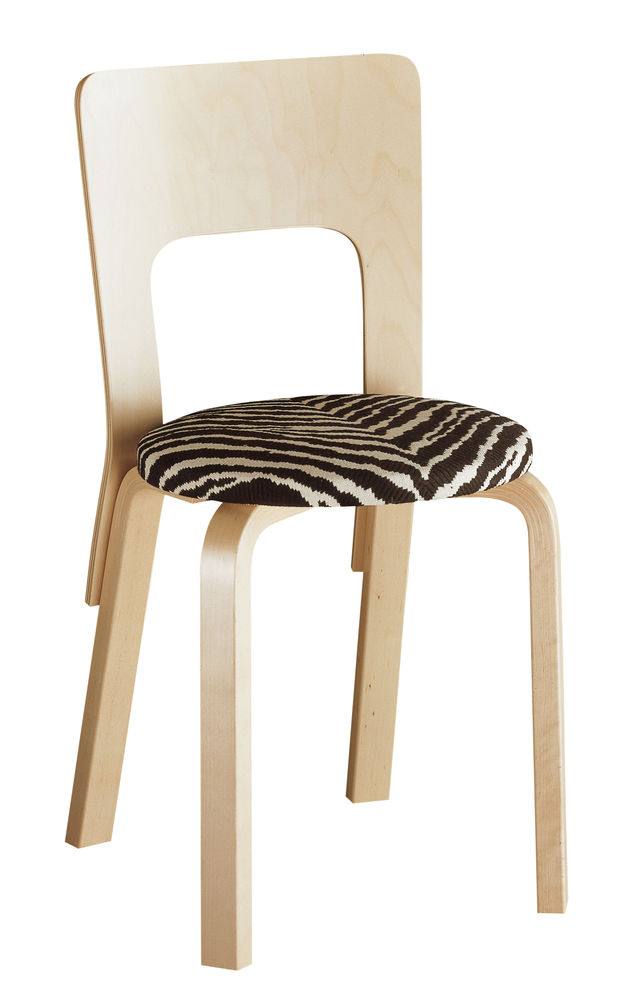 Artek 66 -tuoli, verhoilu Zebra