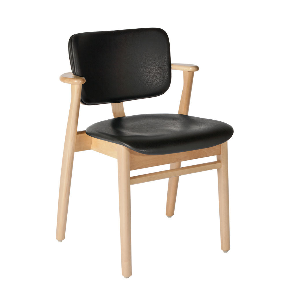 Artek DOMUS -tuoli, verhoiltu nahka