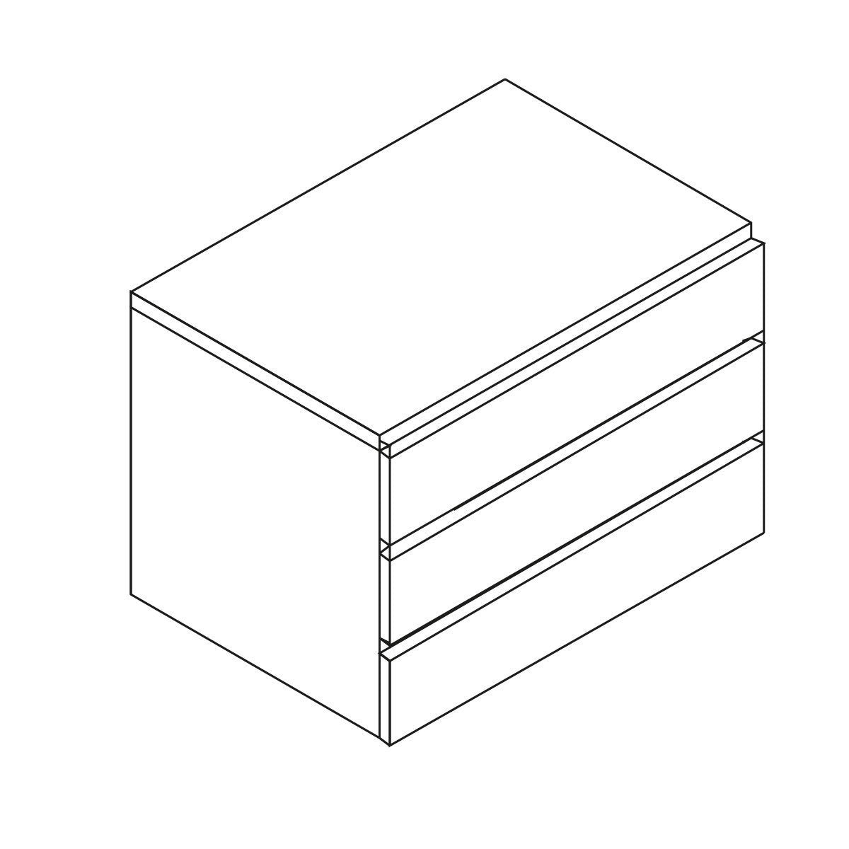 Muurame ISO-KOLMONEN laatikosto