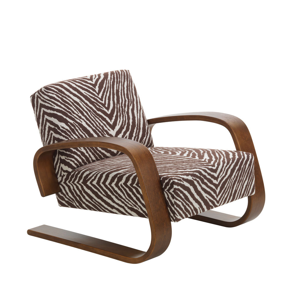Artek 400 ''TANKKI'' -nojatuoli, Zebra ruskea-valkoinen