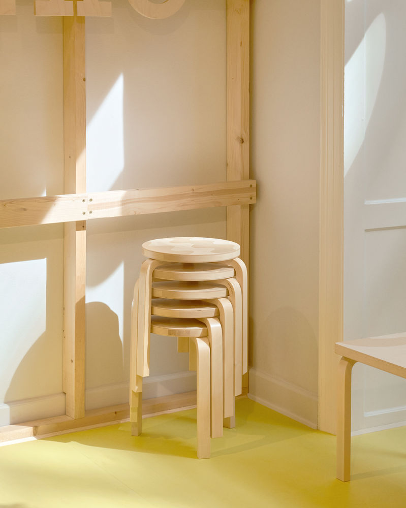 Artek 60 -jakkara + Marimekko