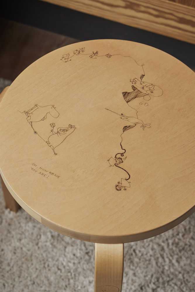 Artek + MUUMIT 60 JUHLA -jakkara