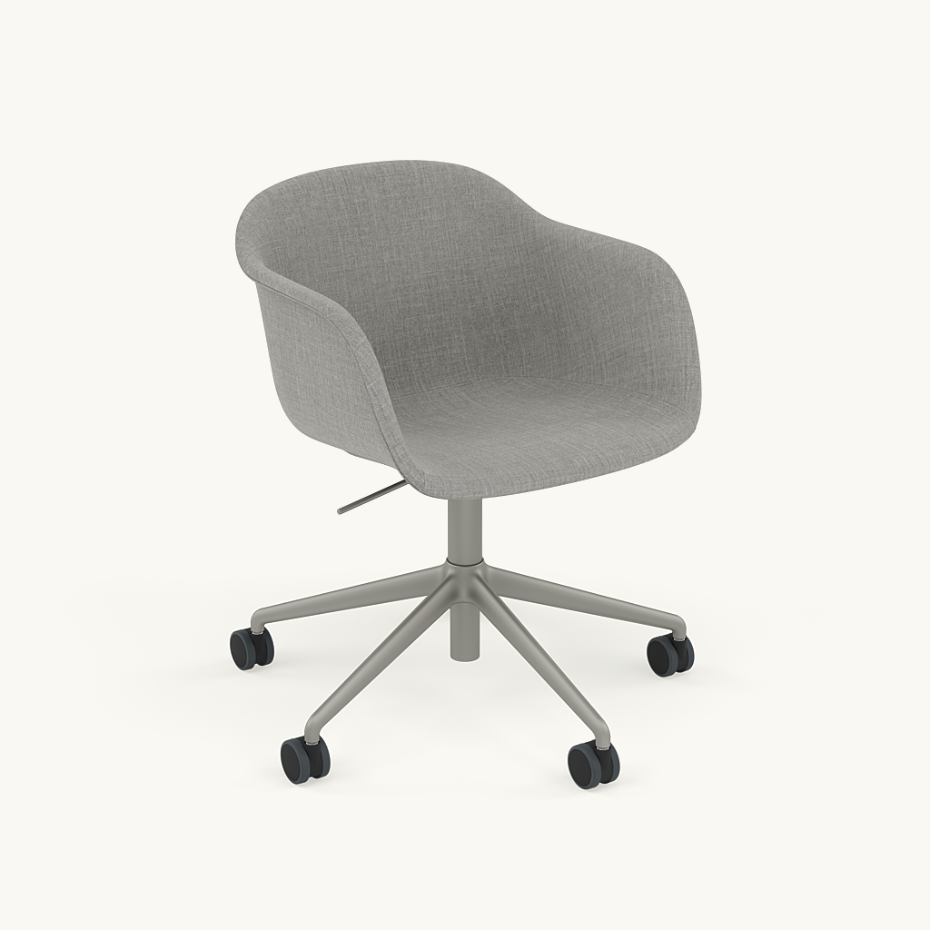 Muuto FIBER ARMCHAIR -käsinojatuoli pyörillä
