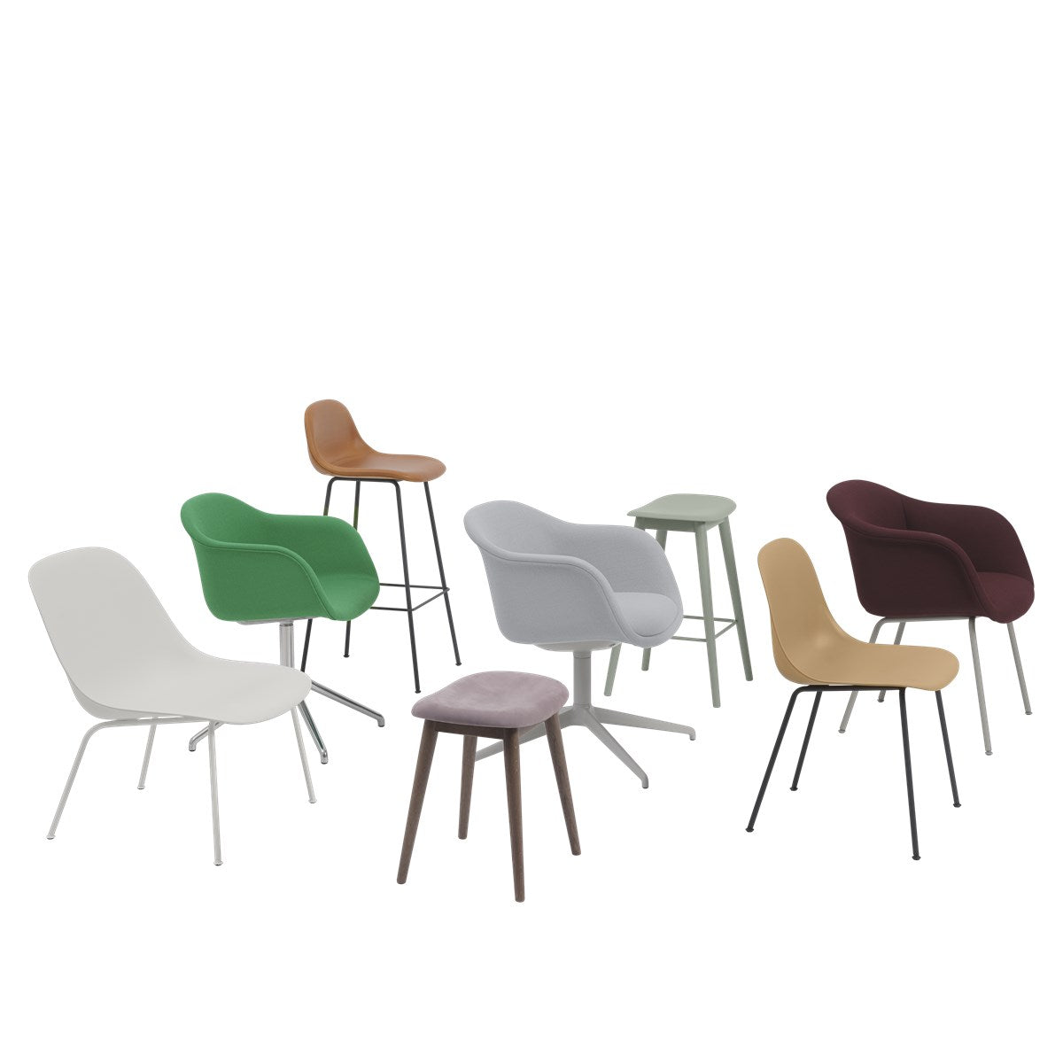 Muuto FIBER OUTDOOR ARMCHAIR -käsinojatuoli