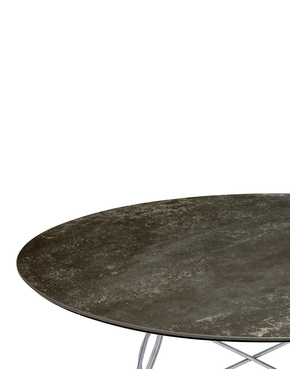 Kartell GLOSSY MARBLE OVAL -pöytä