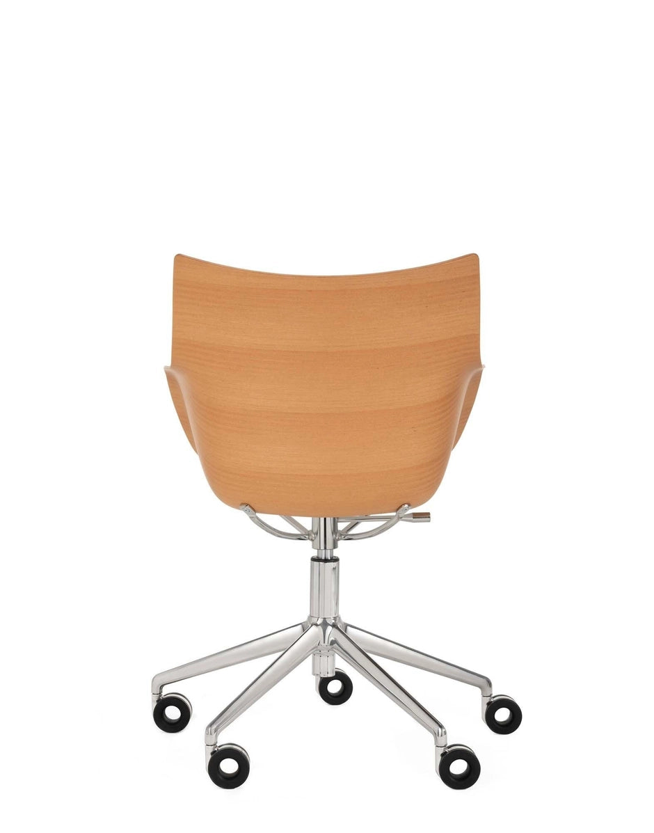 Kartell Q/WOOD WHEELS -tuoli