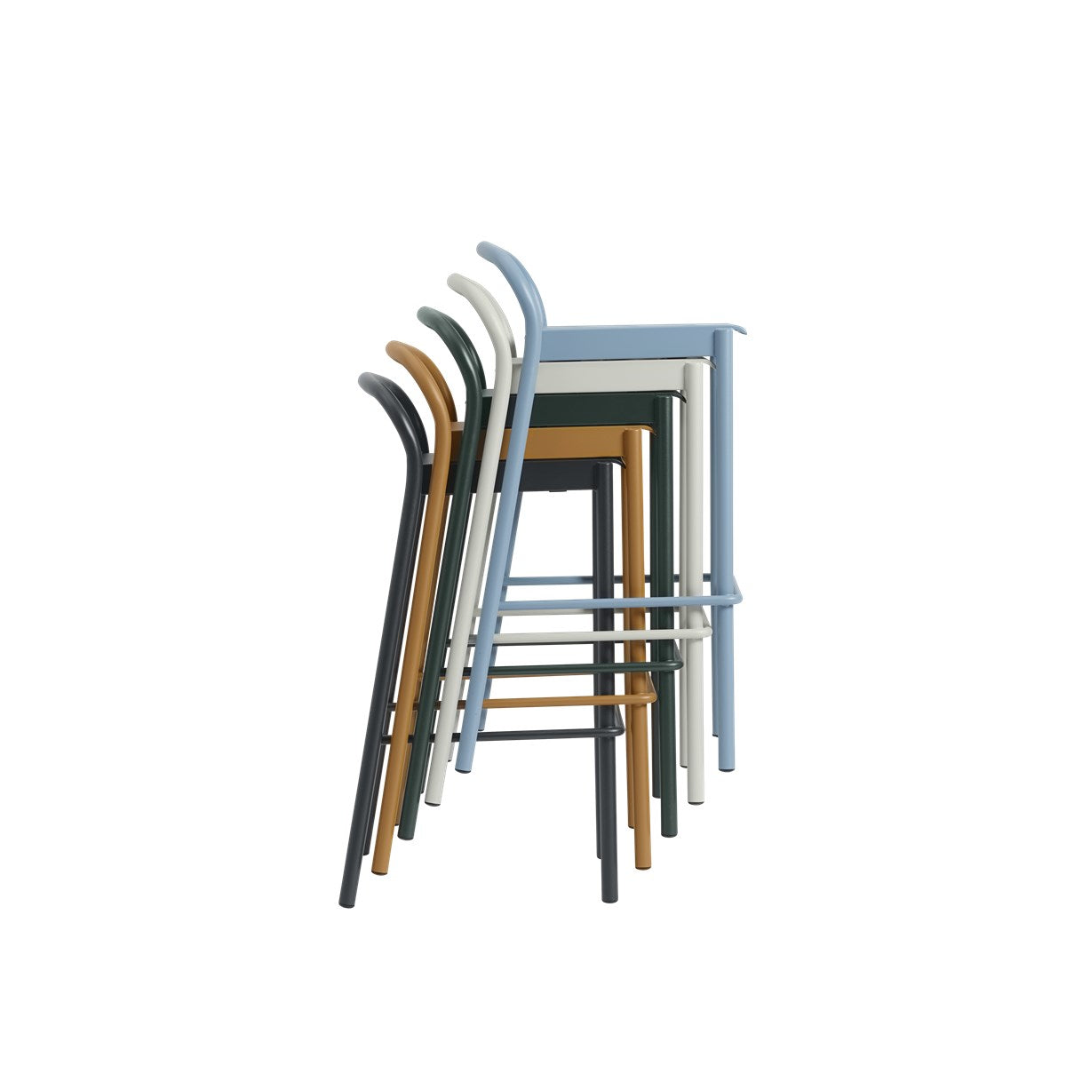 Muuto LINEAR STEEL BAR STOOL -baarituoli