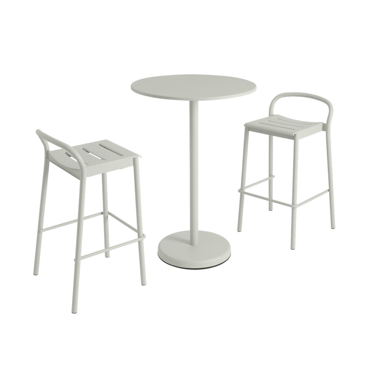 Muuto LINEAR STEEL CAFE TABLE -pöytä, pyöreä