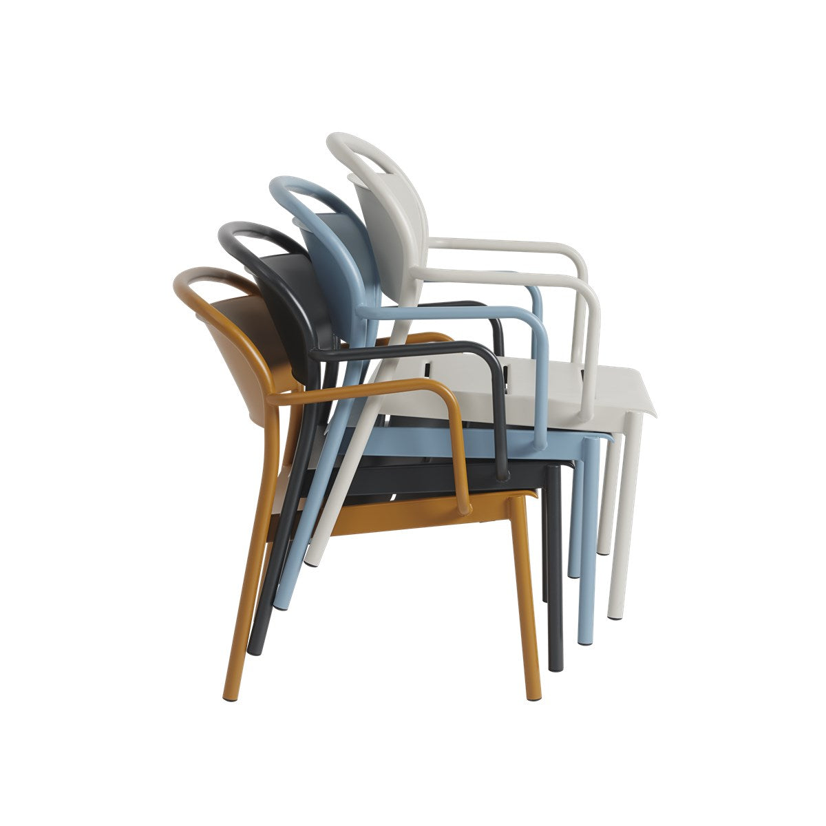 Muuto LINEAR STEEL LOUNGE ARMCHAIR -lepotuoli