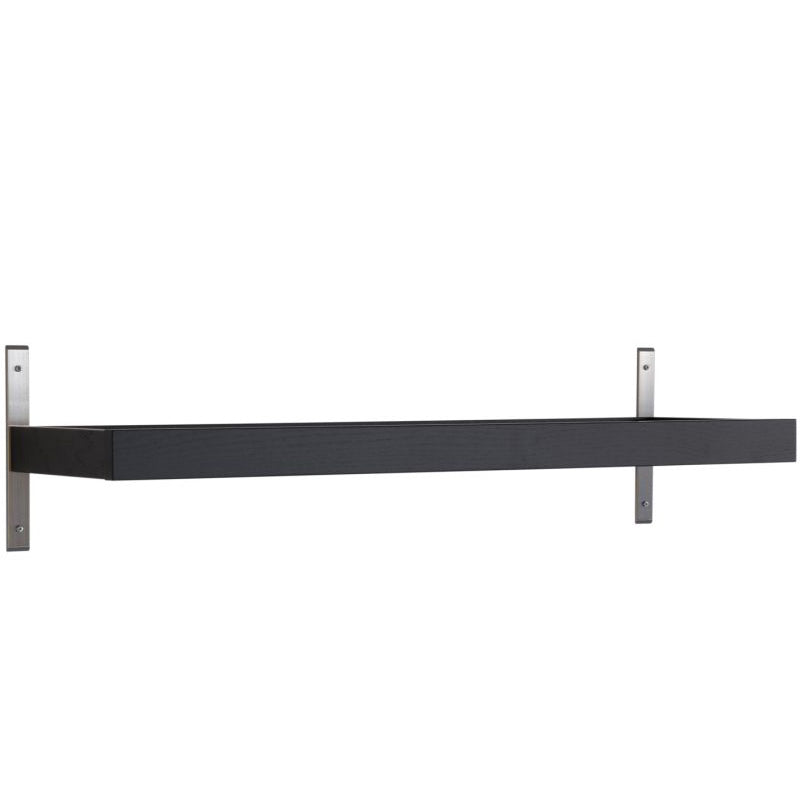 Oscarsson NADJA -kenkähylly, 80 cm, mustaksipetsattu tammi