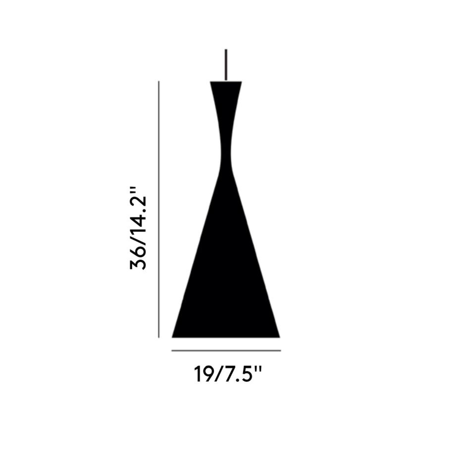 Tom Dixon BEAT TALL LED -valaisin