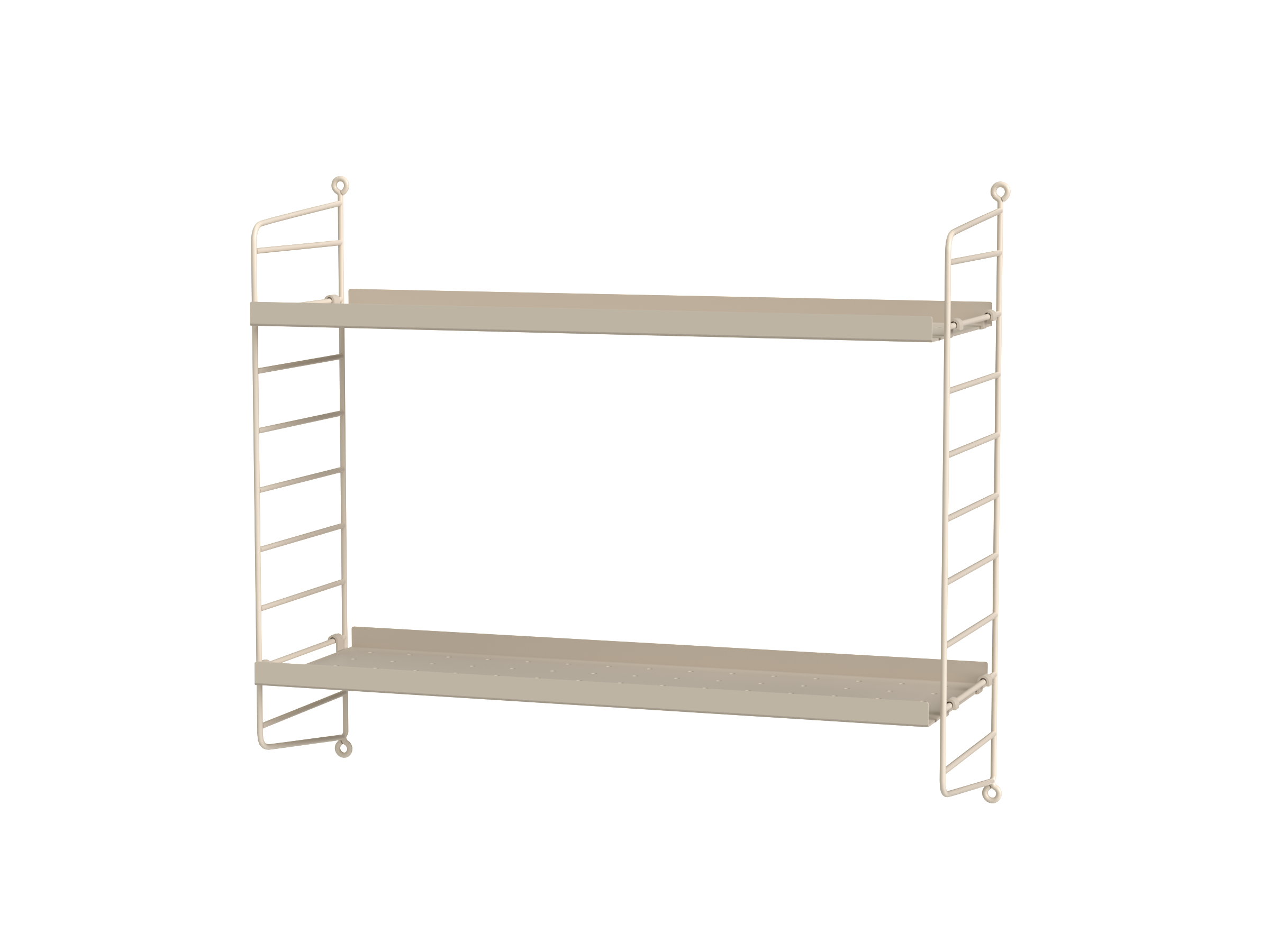 String System seinähylly, metalli, bedroom B