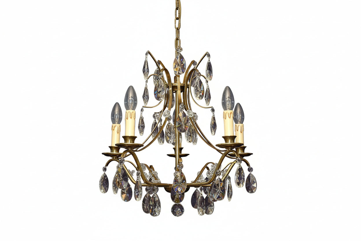 Turun Kristalli BAROKKI 5 -valaisin, myymälämalli