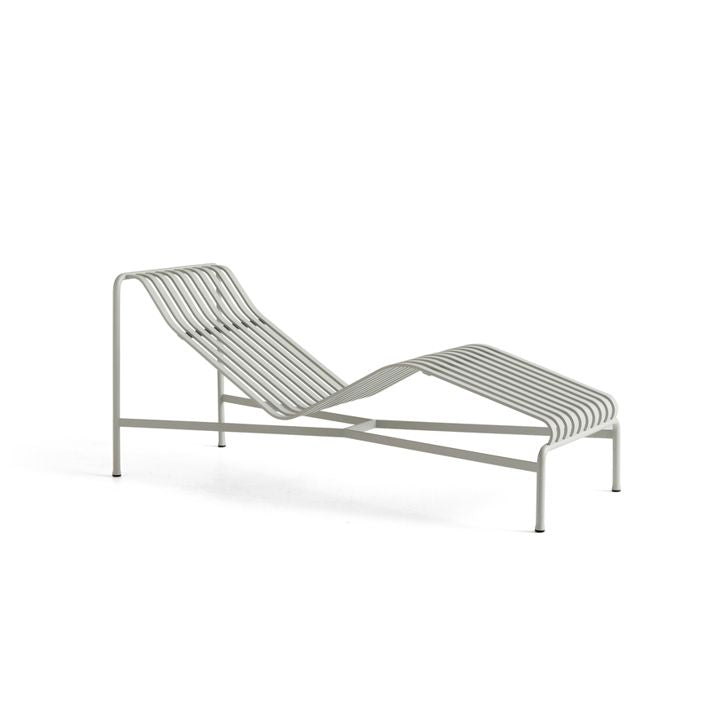 Hay PALISSADE CHAISE LOUNGE -lepotuoli, sky grey, myymälämalli