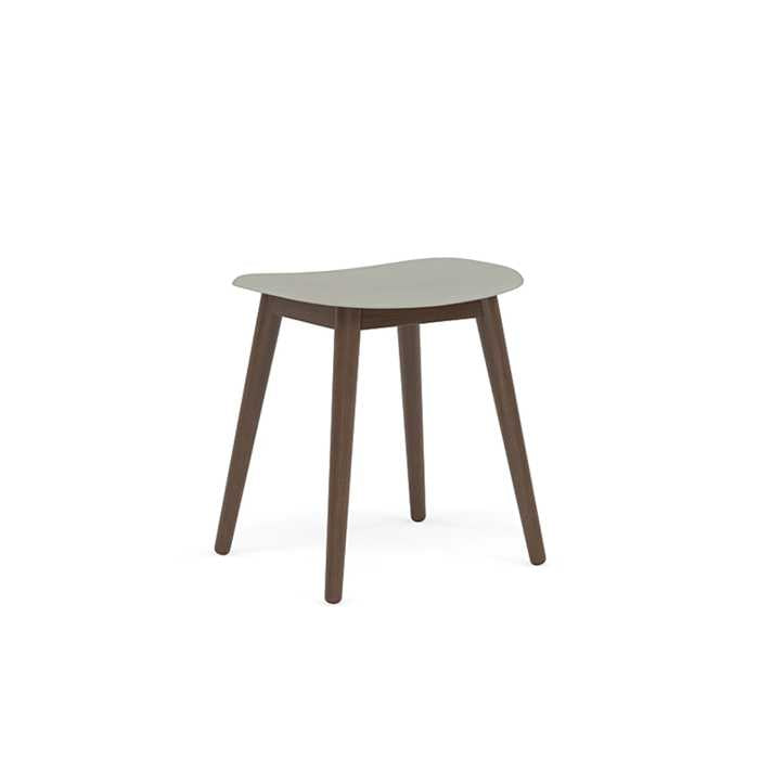 Muuto FIBER STOOL WOOD BASE -jakkara