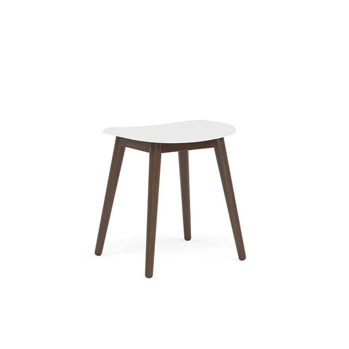 Muuto FIBER STOOL WOOD BASE -jakkara