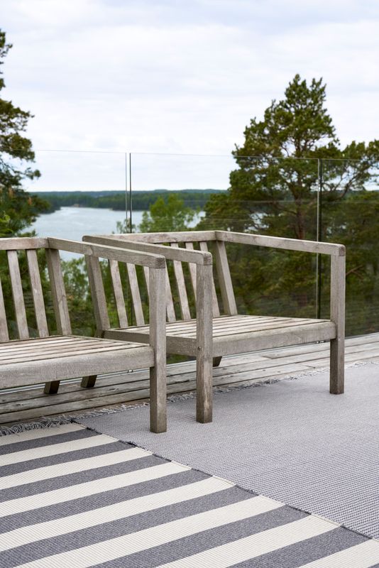 Woodnotes IN/OUT BIG STRIPE -matto