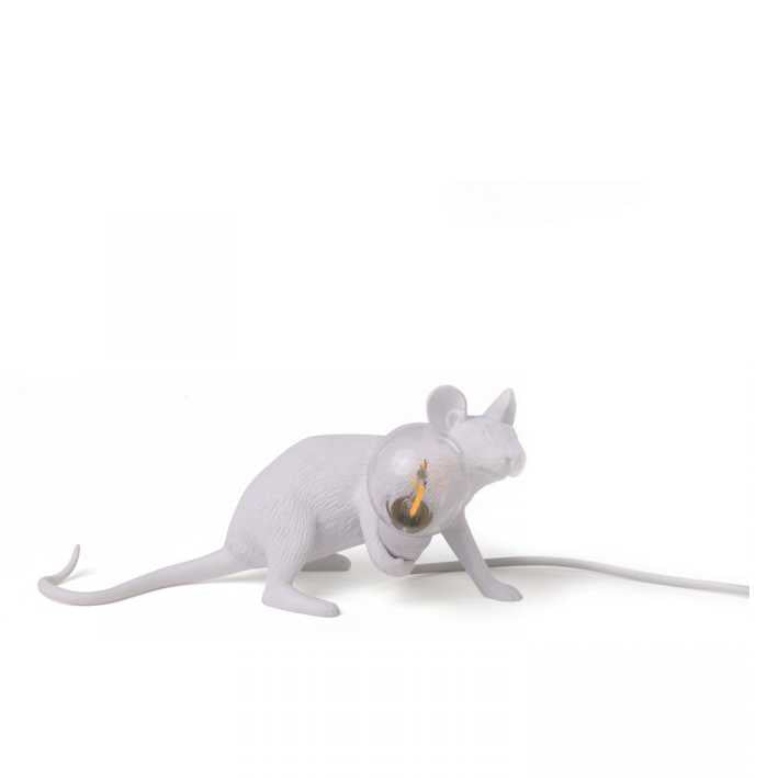 Seletti MOUSE LAMP -valaisin, makaava