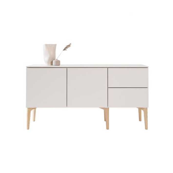 Lundia FUUGA -syvä senkki, matala cashmere, jalat