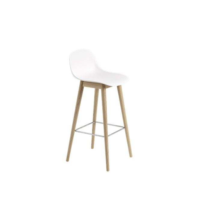 Muuto FIBER -baarituoli woodbase