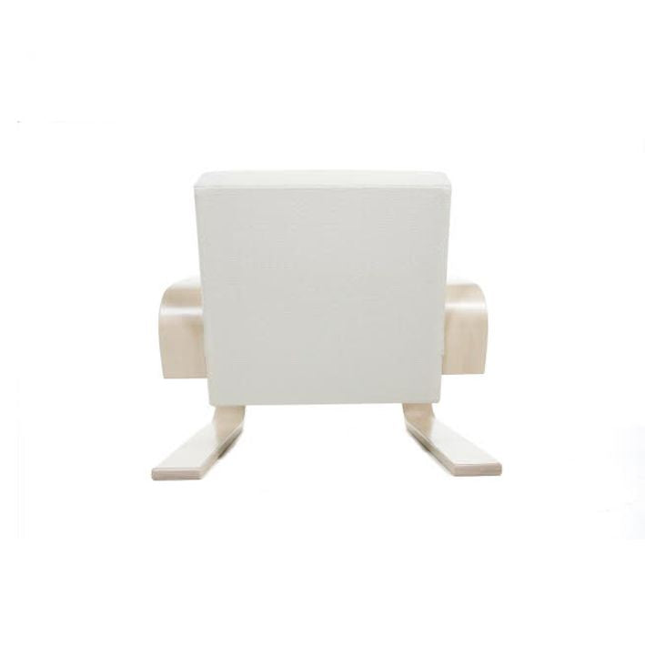 Artek 400 ''TANKKI'' -nojatuoli (musta-nahkaverhoilu)