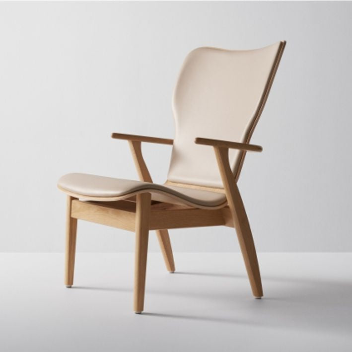 Artek DOMUS LOUNGE -nojatuoli, nahkaverhoiltu