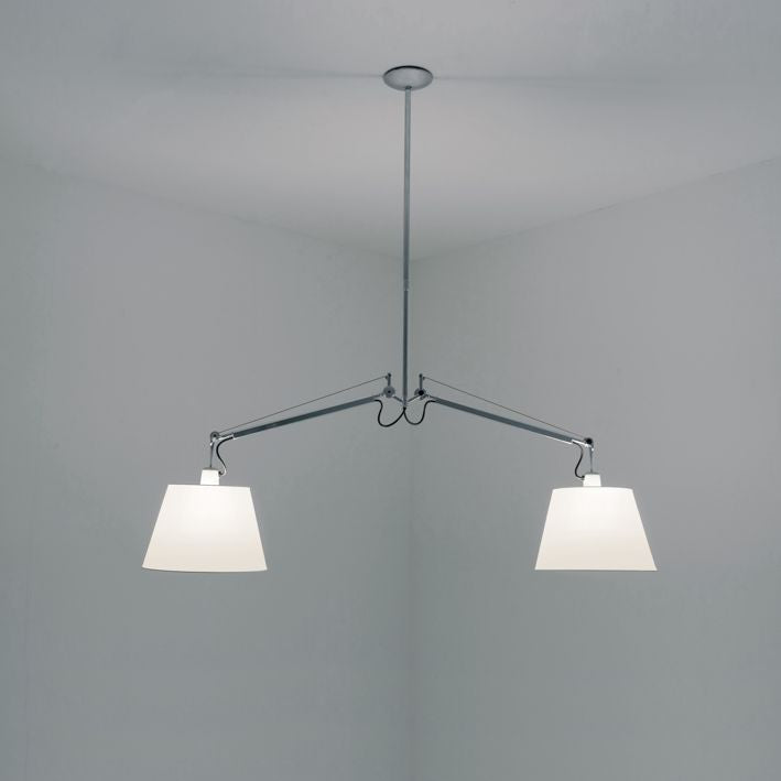 Artemide TOLOMEO BASCULANTE SUSPENSION 2 BRACCI -riippuvalaisin