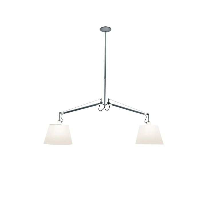 Artemide TOLOMEO BASCULANTE SUSPENSION 2 BRACCI -riippuvalaisin