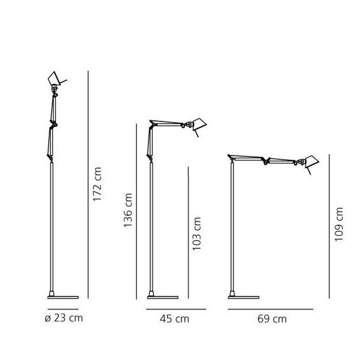 Artemide TOLOMEO MICRO -lattiavalaisin