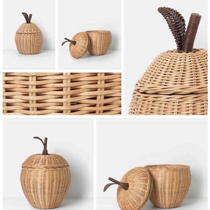 Ferm Living PEAR -rottinkikori