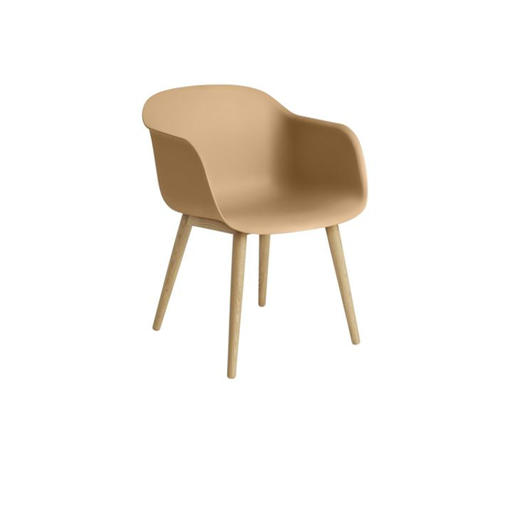 Muuto FIBER WOOD BASE -käsinojatuoli