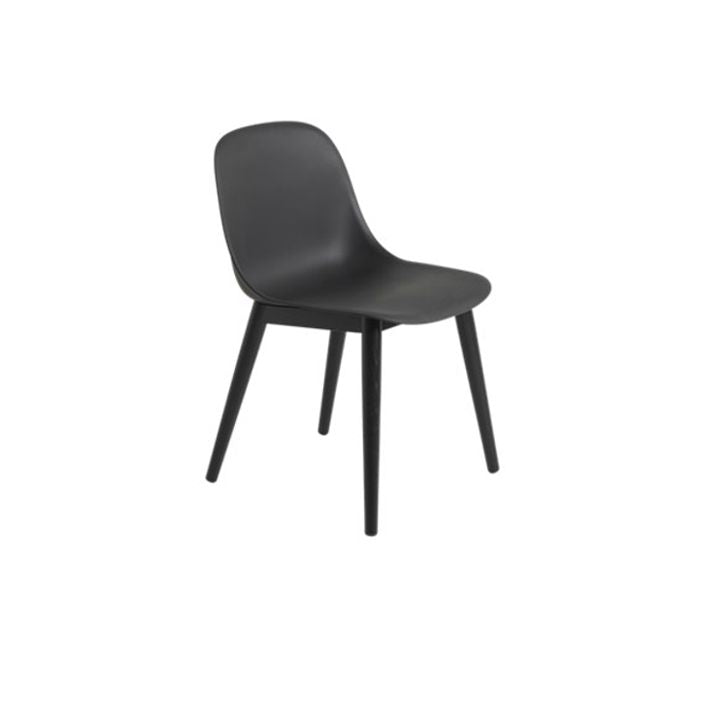 Muuto FIBER SIDE CHAIR WOOD BASE -tuoli