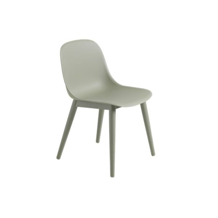 Muuto FIBER SIDE CHAIR WOOD BASE -tuoli