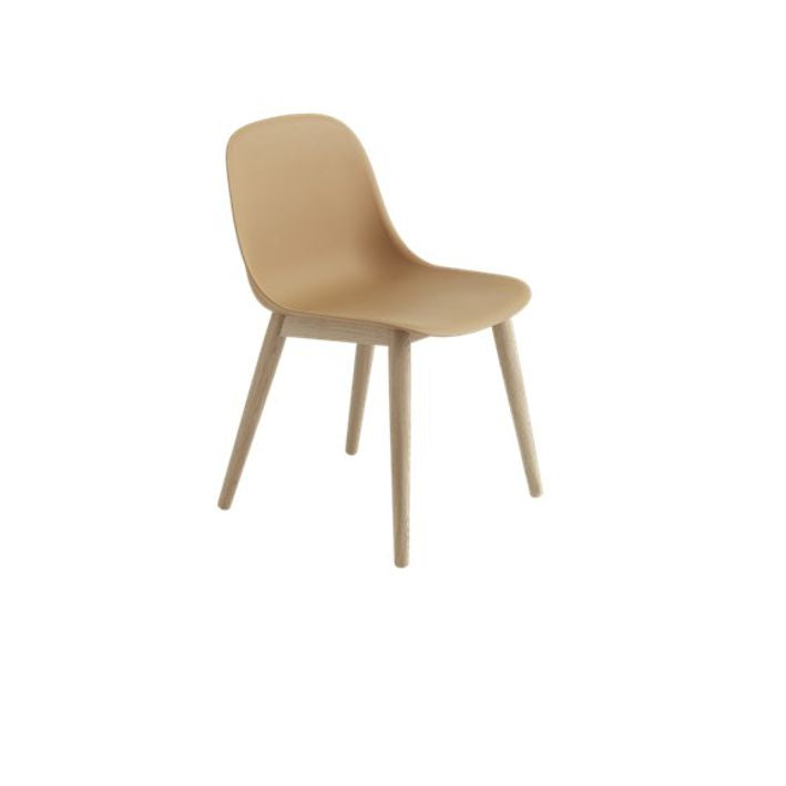 Muuto FIBER SIDE CHAIR WOOD BASE -tuoli