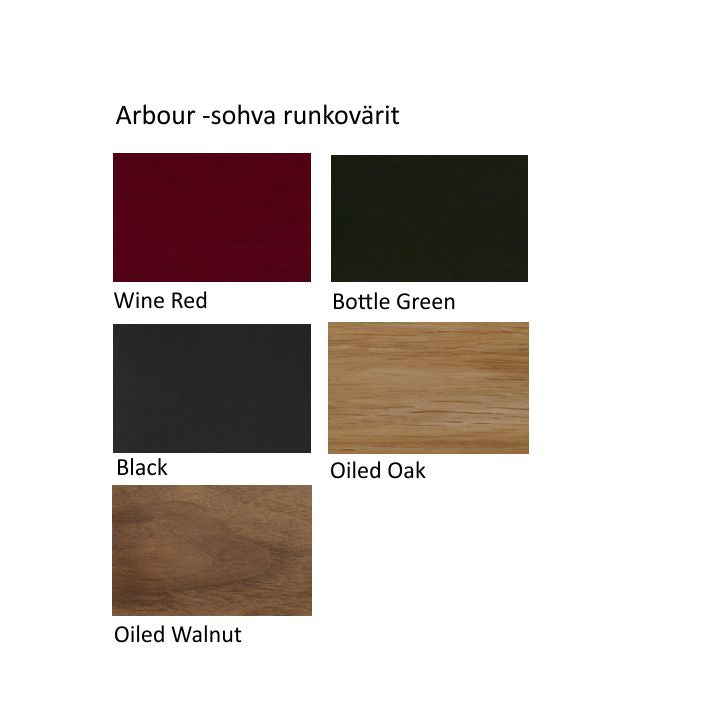 Hay ARBOUR -sohva 3-istuttava, nahka