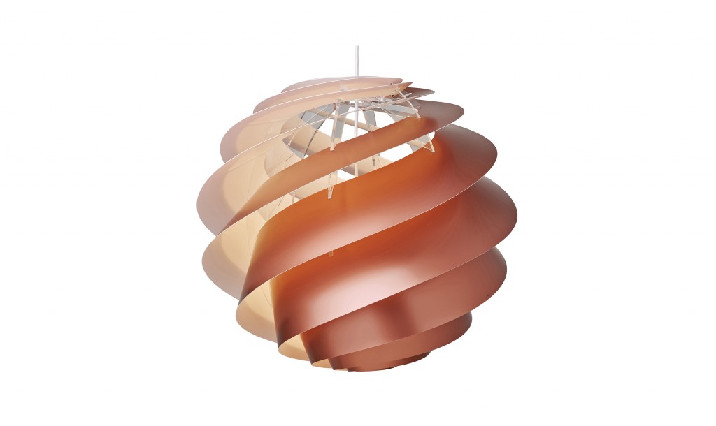Le Klint SWIRL 3 -kattovalaisin kupari