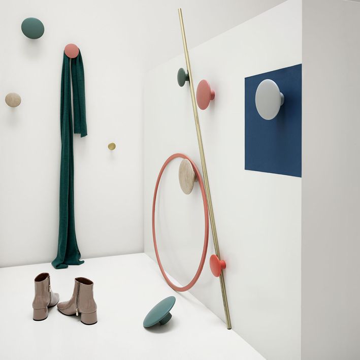 Muuto DOTS WOOD -ripustimet 5 -pack