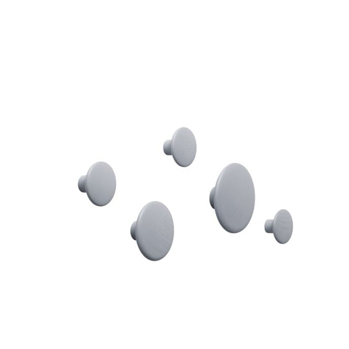 Muuto DOTS WOOD -ripustimet 5 -pack