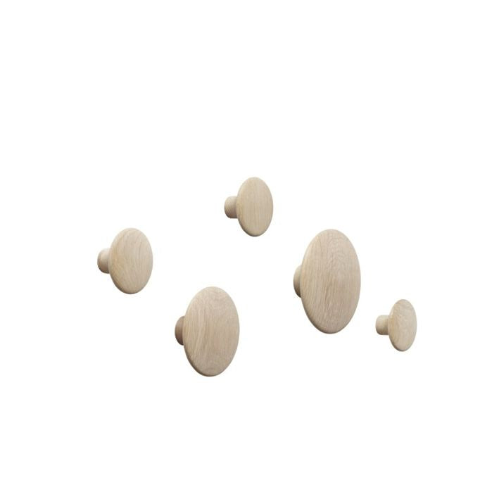 Muuto DOTS WOOD -ripustimet 5 -pack