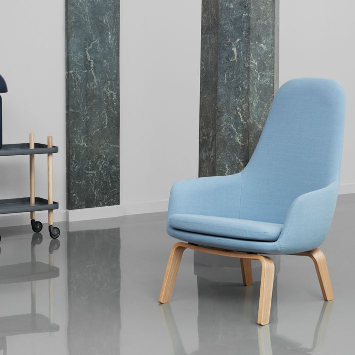 Normann Copenhagen ERA LOUNGE HIGH WOOD -nojatuoli