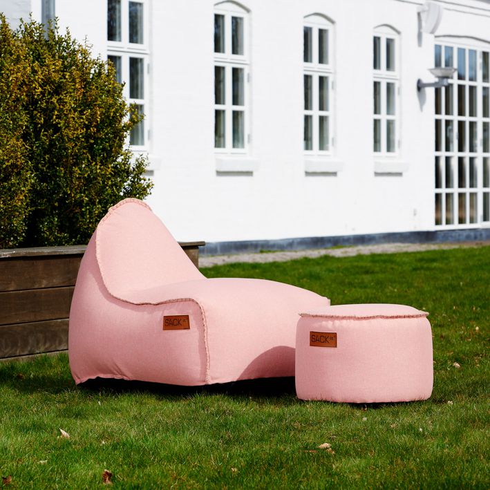 Sackit COBANA LOUNGE -säkkituoli ja POUF -rahi