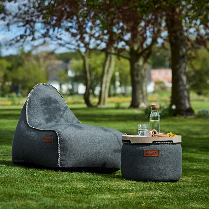 Sackit COBANA LOUNGE -säkkituoli ja POUF -rahi