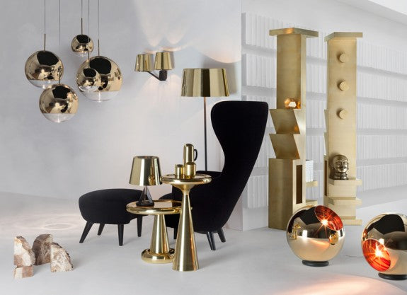 Tom Dixon MIRROR BALL GOLD -valaisin