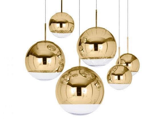 Tom Dixon MIRROR BALL GOLD -valaisin