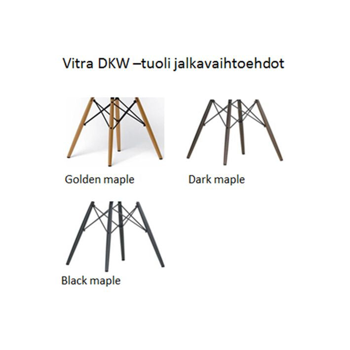 Vitra Wire DKW -tuoli, pehmustettu