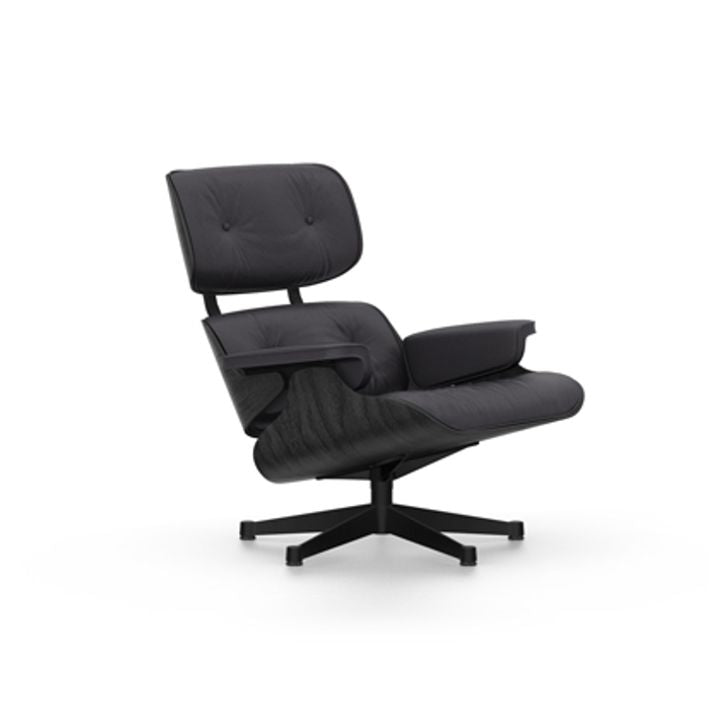Vitra EAMES LOUNGE -nojatuoli, black ash